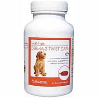 Derma-3 Twist Caps provide a concentrated source of Omega 3 Fatty Acids in free form for optimal bioavailability